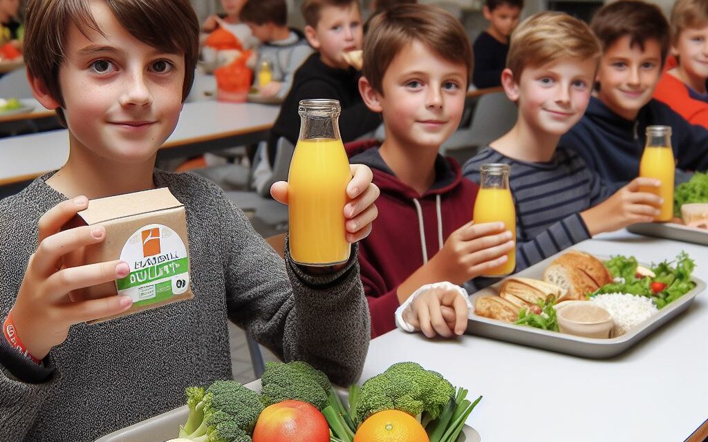 Bubry met en avant les produits locaux dans les assiettes des élèves.