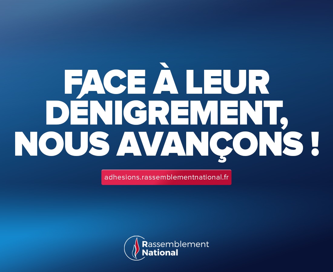 Face à leur dénigrement, nous avançons !