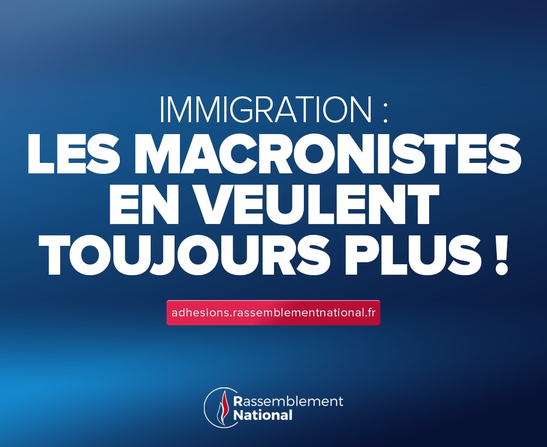 Immigration : les macronistes en veulent toujours plus !