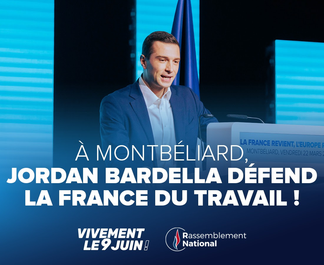 À Montbéliard, Jordan Bardella défend la France du travail !